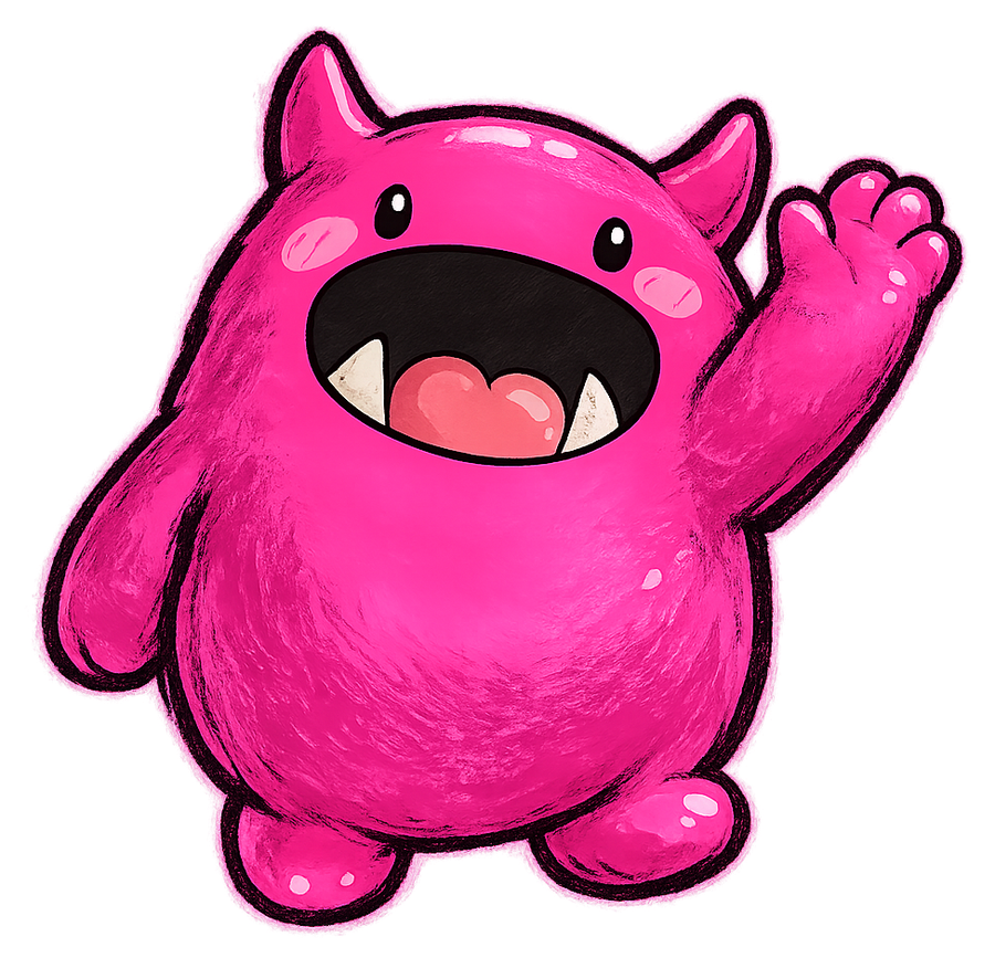 Gulpy waving happily